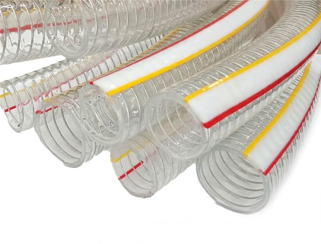 PVC Steel Wire Hose (Food grade hose; FDA certified)